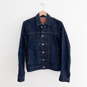 Jack Spade Men's Stenson Selvedge Denim Jacket Made In The USA Size Small